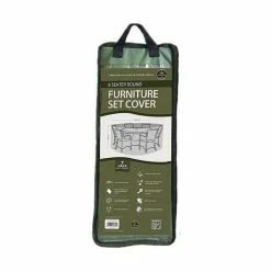 Round 6 Seater Furniture Set Cover 225cm X 89cm - Premium - Green 11 Round 6 Seater Furniture Set Cover 225cm X 89cm - Premium - Green -Plants outlet store FU10612 add image 3 d406