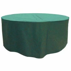 Round 6-8 Seater Furniture Set Cover 250cm X 89cm - Premium - Green -Plants outlet store FU10614 add image 1 fbb8