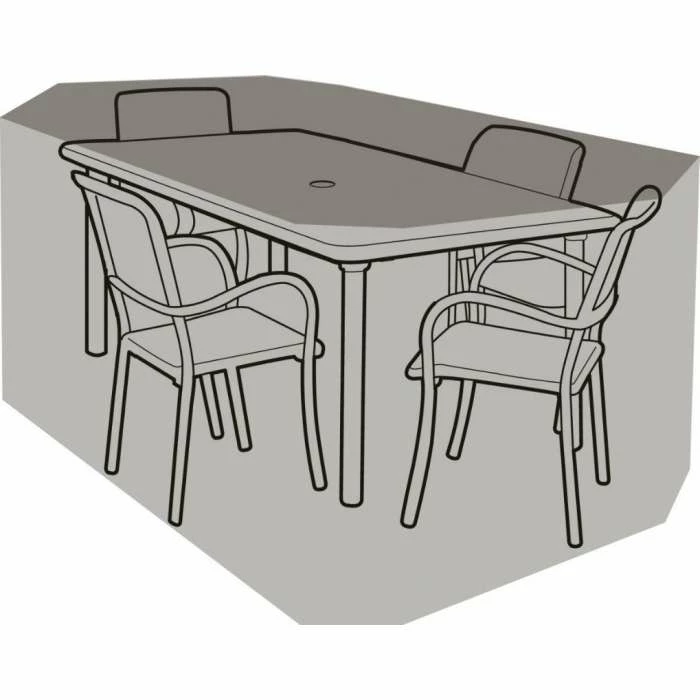 Rectangular 4 Seater Furniture Set Cover 215cm X 89cm - Premium - Black 5 Rectangular 4 Seater Furniture Set Cover 215cm X 89cm - Premium - Black - Image 3