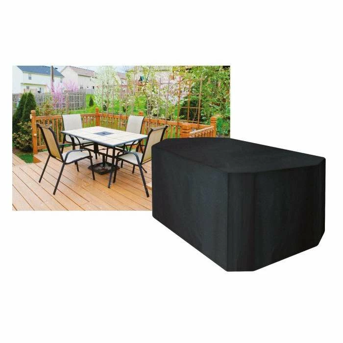 Rectangular 4 Seater Furniture Set Cover 215cm X 89cm - Premium - Black 6 Rectangular 4 Seater Furniture Set Cover 215cm X 89cm - Premium - Black - Image 4
