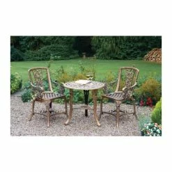 Rose Tea For Two Set - Antique Bronze 9 Rose Tea For Two Set - Antique Bronze -Plants outlet store FU1435 add image 3 941e