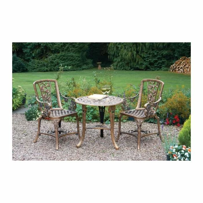 Rose Tea For Two Set - Antique Bronze 6 Rose Tea For Two Set - Antique Bronze - Image 4