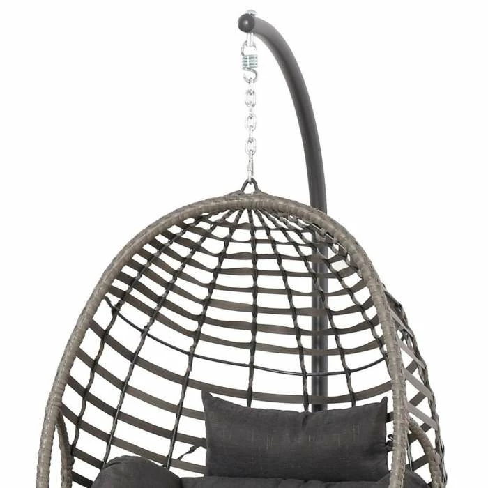 Luxury Rattan Hanging Egg Chair By Primrose Living 6 Luxury Rattan Hanging Egg Chair By Primrose Living - Image 4