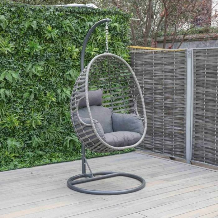 Luxury Rattan Hanging Egg Chair By Primrose Living 3 Luxury Rattan Hanging Egg Chair By Primrose Living