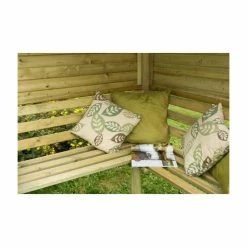 Venetian Wooden Three Seater Corner Arbour - 8ft 2in -Plants outlet store FU2787 add image 2 a5b0