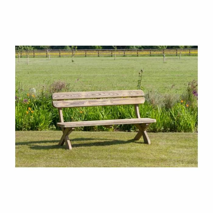 1.6m (5ft 3in) Harriet Wooden Garden Bench By Zest® 3 1.6m (5ft 3in) Harriet Wooden Garden Bench By Zest®
