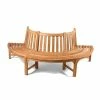 Half Round Teak Tree Seat/Bench 220cm (8ft 3in) -Plants outlet store FU30010 main image 5318