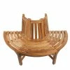 Half Round Teak Tree Seat/Bench 150cm (4ft 11in) -Plants outlet store FU30016 main image cf77