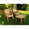 Wooden Garden Love Seat With Dining Tray Green Cushions And Fitted Cover -Plants outlet store FU316080 main image 90f7