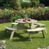 Eight Seater Round Wooden Picnic Table By Rowlinson® 1 Eight Seater Round Wooden Picnic Table By Rowlinson® -Plants outlet store FU5704 main image 0298
