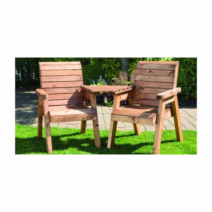 Charles Taylor Wooden Seat Companion Set With Tray Table 3 Charles Taylor Wooden Seat Companion Set With Tray Table