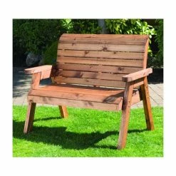 Charles Taylor Redwood Traditional Two Seater Bench