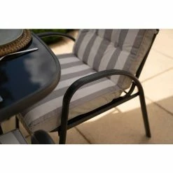 Hadleigh Set Of 6 Armchairs With Cushions In Grey (Chair And Cushion Only) By Hectare® -Plants outlet store FU6668AGRY 2 63fc