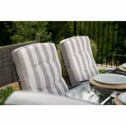 Hadleigh Set Of 6 Armchairs With Cushions In Grey (Chair And Cushion Only) By Hectare® -Plants outlet store FU6668AGRY 3 3ae6