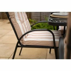 Hadleigh Set Of 6 Armchairs With Cushions (Chair And Cushion Only) In Black By Hectare® -Plants outlet store FU6668A 2 8923