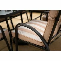 Hadleigh Set Of 6 Armchairs With Cushions (Chair And Cushion Only) In Black By Hectare® -Plants outlet store FU6668A 3 c0ea