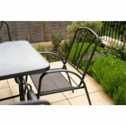 Hadleigh Set Of 6 Armchairs With Cushions (Chair And Cushion Only) In Black By Hectare® -Plants outlet store FU6668A 4 dd2d