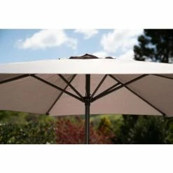Hadleigh 2.3m Steel Crank Parasol In Grey (Parasol Only) By Hectare® -Plants outlet store FU6668CGRY 1 b589