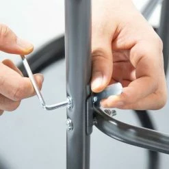 Hadleigh 6 Seater Stone Glass Garden Dining Furniture Set In Grey By Hectare -Plants outlet store FU6668GRY add image 4 cc46