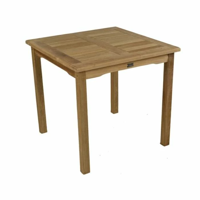 Teak Square Bistro Table 80 Cms 3 Teak Square Bistro Table 80 Cms