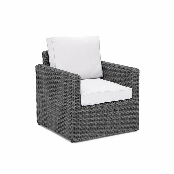 Luxury Rattan Straight Arm Single Armchair In Stone By Primrose Living 3 Luxury Rattan Straight Arm Single Armchair In Stone By Primrose Living