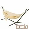 Ivory Outdoor Garden Double Hammock With Steel Hammock Stand And Carry Bag - By Tortola® -Plants outlet store FU8427A main image 6a5b