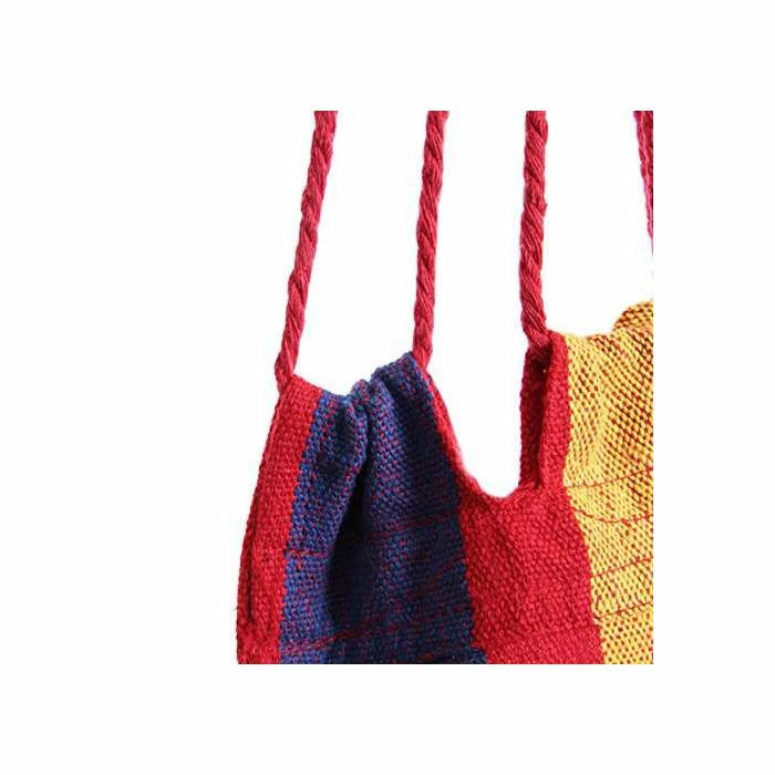 Rainbow Outdoor Garden Double Hammock With Steel Hammock Stand And Carry Bag - By Tortola® 7 Rainbow Outdoor Garden Double Hammock With Steel Hammock Stand And Carry Bag - By Tortola® - Image 5