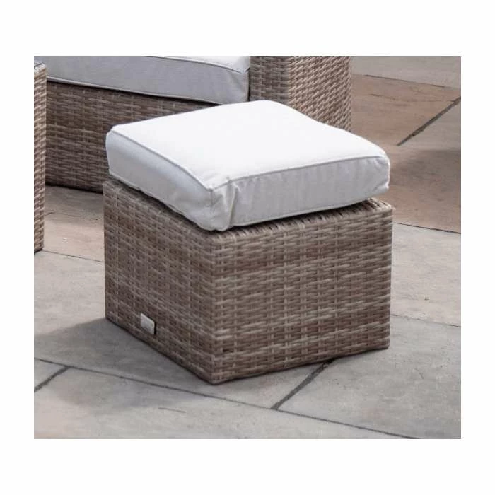 Classic Flat Weave Stool In Natural By Primrose Living 4 Classic Flat Weave Stool In Natural By Primrose Living - Image 2