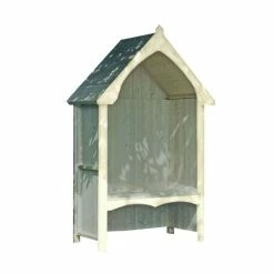Balsam Wooden Two Seater Enclosed Arbour - 1.2m
