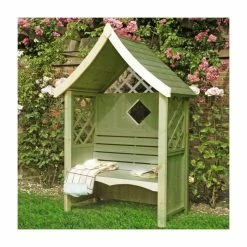 Rose Wooden Two Seater Arbour - 1.3m 7 Rose Wooden Two Seater Arbour - 1.3m -Plants outlet store GB13241 add image 1 9ddb