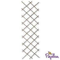 Black Bamboo Expandable Fencing Screening Trellis 1.8m X 0.9m (6ft X 3ft) - By Papillon™