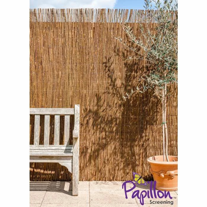 Premium Willow Fencing Screening Rolls 4.0m X 2.0m (13ft 1in X 6ft 7in) - By Papillon™ 3 Premium Willow Fencing Screening Rolls 4.0m X 2.0m (13ft 1in X 6ft 7in) - By Papillon™