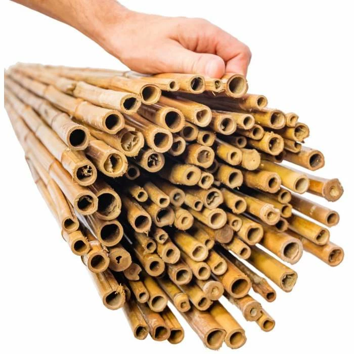 Thick Carbonised Caramel Bamboo Fencing Screening Roll 1.9m X 1.8m (6ft 2in X 6ft) - By Papillon™ 9 Thick Carbonised Caramel Bamboo Fencing Screening Roll 1.9m X 1.8m (6ft 2in X 6ft) - By Papillon™ - Image 7