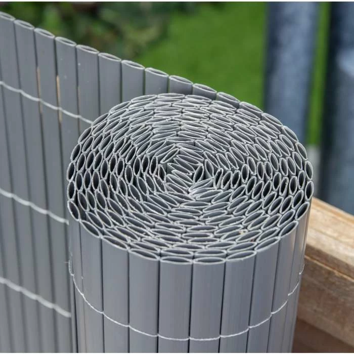 Grey Bamboo Cane Artificial Fencing Screening 4.0m X 1.5m (13ft 1in X 5ft) - By Papillon™ 5 Grey Bamboo Cane Artificial Fencing Screening 4.0m X 1.5m (13ft 1in X 5ft) - By Papillon™ - Image 3