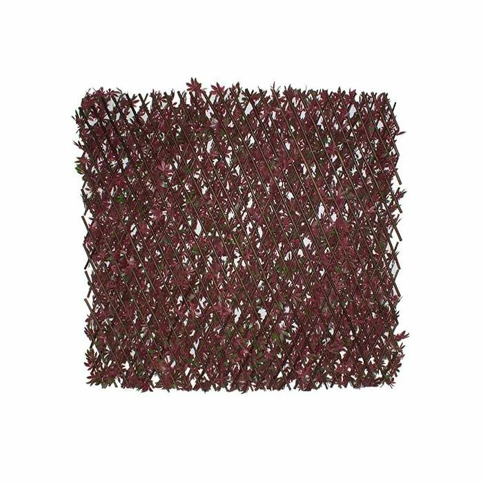 Extendable Artificial Red Acer Fencing Screening Trellis 2.0m X 1.0m (6ft 7in X 3ft 3in) - By Papillon™ 4 Extendable Artificial Red Acer Fencing Screening Trellis 2.0m X 1.0m (6ft 7in X 3ft 3in) - By Papillon™ - Image 2