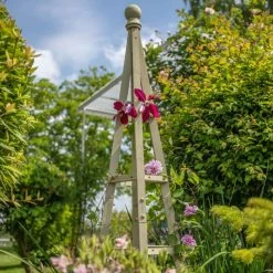 150cm Sage Wooden Obelisk Plant Support By Lacewing™ -Plants outlet store GS0401 add image 3 7f6a