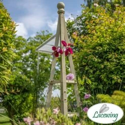 150cm Sage Wooden Obelisk Plant Support By Lacewing™