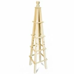 155cm Premium Cream Wooden Obelisk Plant Support By Lacewing™ -Plants outlet store GS0403 add image 4 8b28