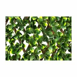 1 X 2m Extendable Artificial Poplar Screening Brown Trellis (3ft 3in X 6ft 7in) - By Papillon™ -Plants outlet store GS11009 add image 2 dc13