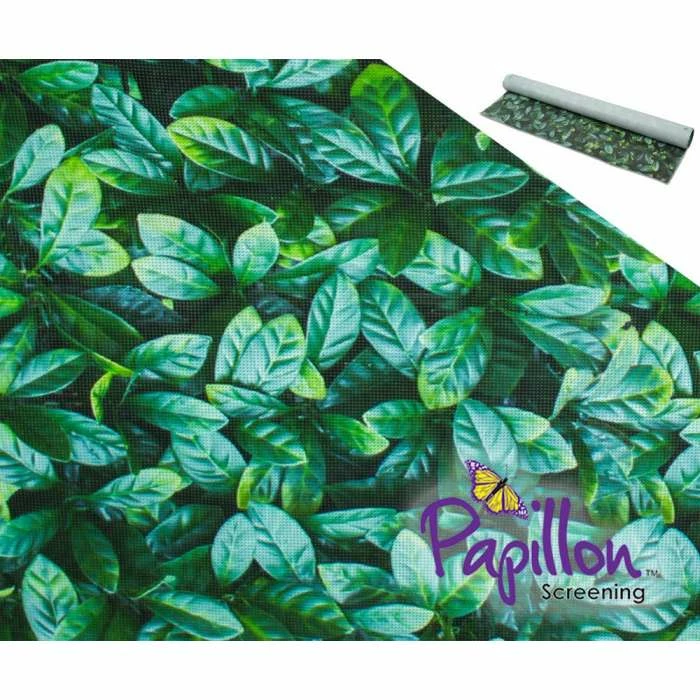 1 X 5m Decorative Leaf Garden Screening Roll (3ft 3in X 16ft 4in) - By Papillon™ 3 1 X 5m Decorative Leaf Garden Screening Roll (3ft 3in X 16ft 4in) - By Papillon™