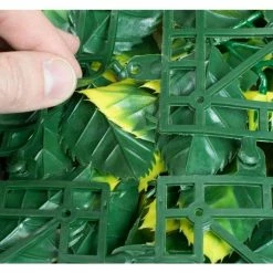 50x50cm Yellow Leaf Artificial Hedge Panel (1ft 7in X 1ft 7in) - By Papillon™ 9 50x50cm Yellow Leaf Artificial Hedge Panel (1ft 7in X 1ft 7in) - By Papillon™ -Plants outlet store GS11013 add image 1 af30