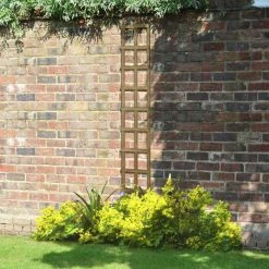 Set Of 4 | 180 X 30cm Traditional Wooden Wall Trellis