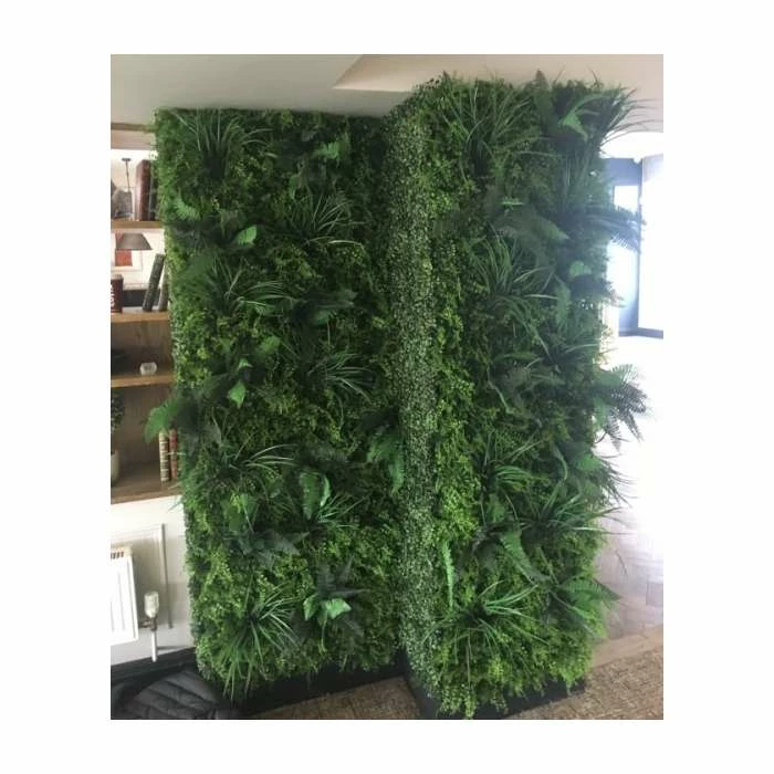 1m Artificial Green Wall Hedge Panel - Fire Retardant 4 1m Artificial Green Wall Hedge Panel - Fire Retardant - Image 2