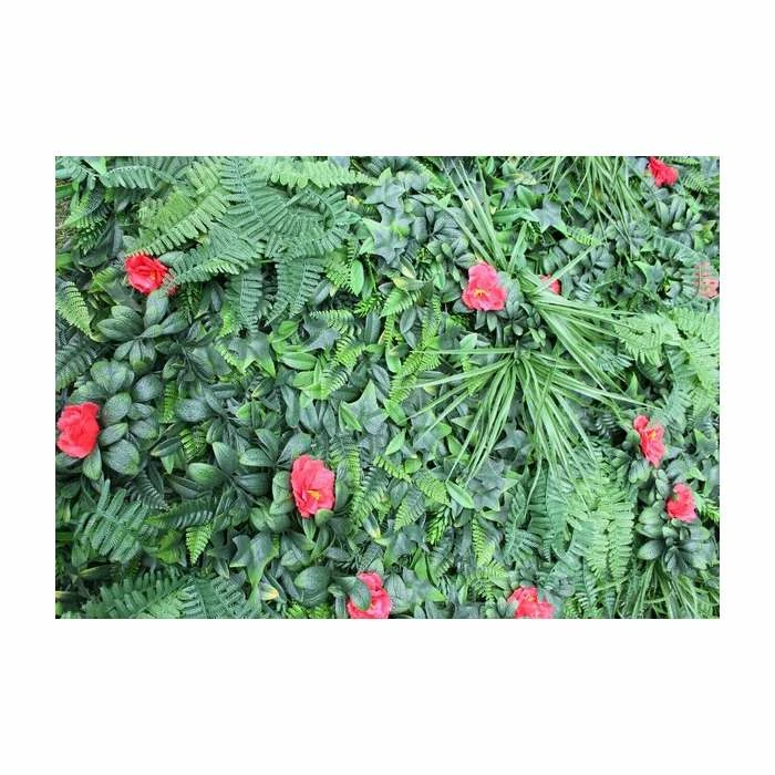 1m X 1m Artificial Shutter Grass With Hibiscus Screening Hedge Panel 3 1m X 1m Artificial Shutter Grass With Hibiscus Screening Hedge Panel