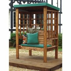 Bramham Two Seat Arbour Green