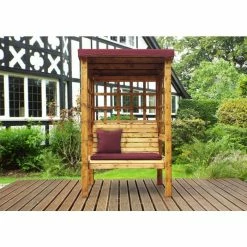 Bramham Two Seat Arbour Burgundy 7 Bramham Two Seat Arbour Burgundy -Plants outlet store GS9359 3 c2d4