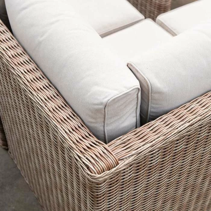 'Peony' Luxury Rattan 9 Seater Modular Garden Sofa Set With Square Rising Table And Footstools By Primrose Living 7 'Peony' Luxury Rattan 9 Seater Modular Garden Sofa Set With Square Rising Table And Footstools By Primrose Living - Image 5