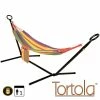Rainbow Outdoor Garden Hammock With Hammock Stand And Carry Bag - By Tortola® 1 Rainbow Outdoor Garden Hammock With Hammock Stand And Carry Bag - By Tortola® -Plants outlet store OL0205A main image dfc0