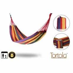 Tortola Rainbow Outdoor Garden Single Hammock