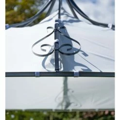 3m X 3m Abbotsford Metal Gazebo With Bench -Plants outlet store OL4700 add image 5 2f1e